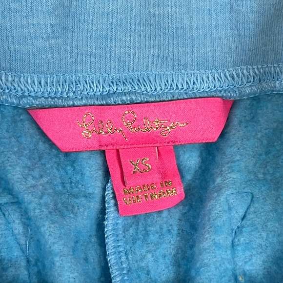 Women's Lilly Pulitzer Mallie Knit Pants Joggers Heathered Frenchie Blue Size XS - Picture 2 of 14